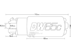 DeatschWerks   DW65C  265 .  Mitsubishi EVO X, Honda Civic